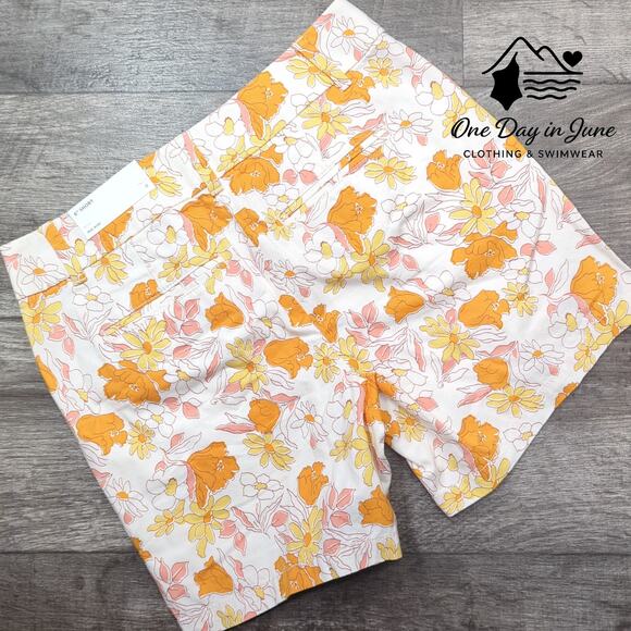 Loft 6" Mid Rise Shorts Size 0 - Picture 7 of 7